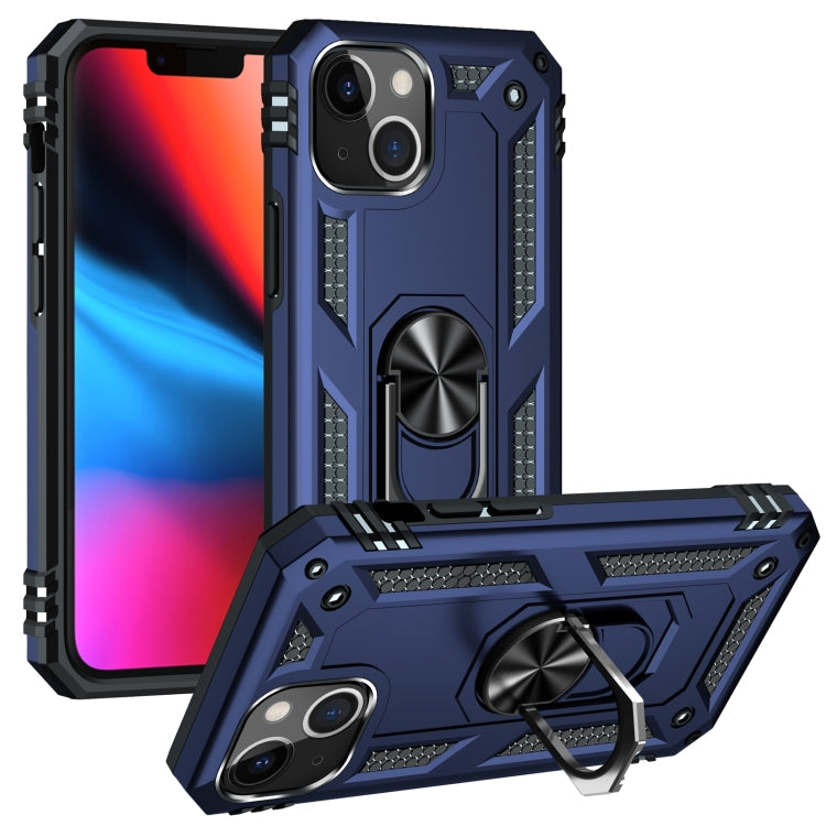 Custodia TPU e PC con supporto ad anello per iPhone 14
