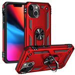 Custodia TPU e PC con supporto ad anello per iPhone 14