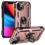 Custodia TPU e PC con supporto ad anello per iPhone 14