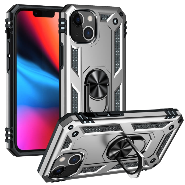 Custodia TPU e PC con supporto ad anello per iPhone 14