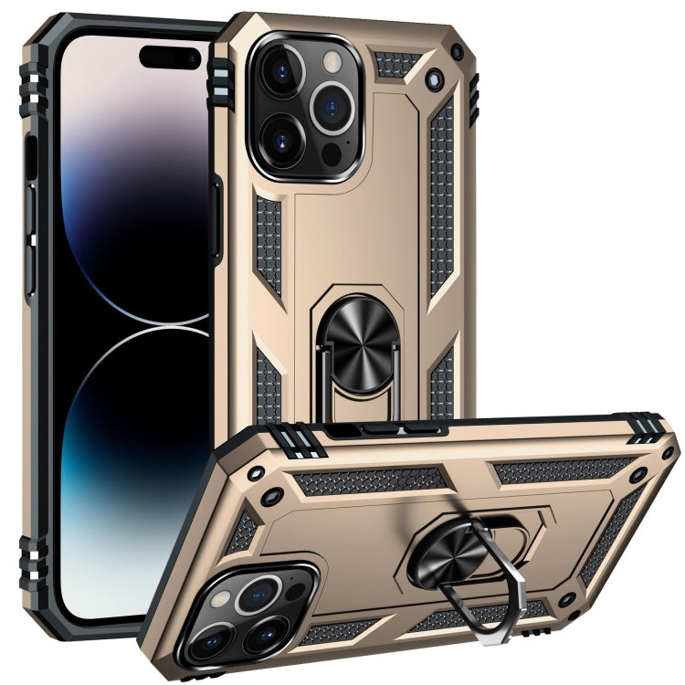 Custodia TPU e PC con supporto ad anello per iPhone 14