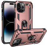 Custodia TPU e PC con supporto ad anello per iPhone 14