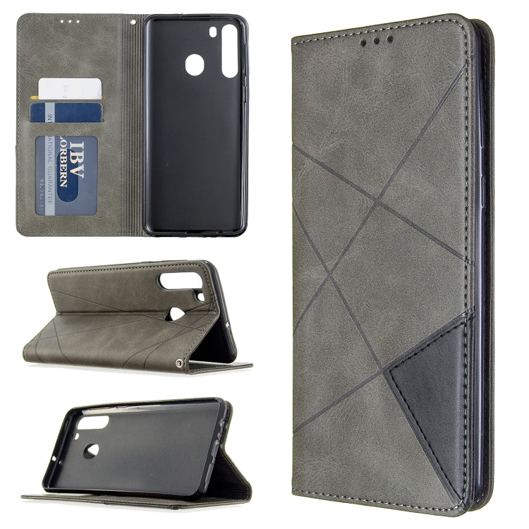 Custodia portafoglio in pelle per Galaxy A21 con slot carte