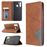 Custodia portafoglio in pelle per Galaxy A21 con slot carte