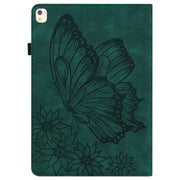 Custodia per tablet in pelle con grande farfalla goffrata, For iPad 10.2 2020 / Air 2019, For iPad Air 2 / 9.7 2018&2017, For iPad mini 2024 / mini 6, For iPad mini 2019 / 4 / 3 / 2 / 1