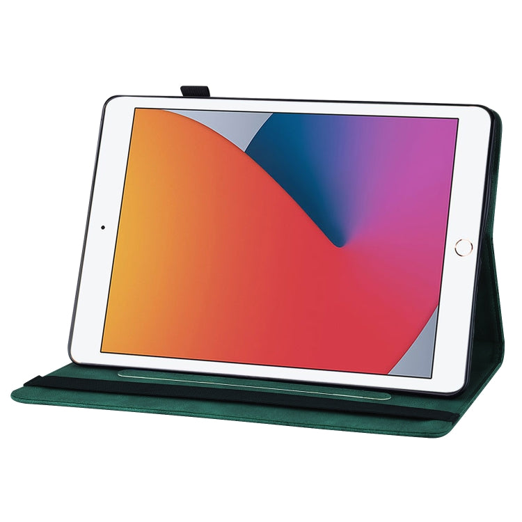 Custodia tablet in pelle con farfalla goffrata per iPad