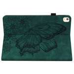 Custodia tablet in pelle con farfalla goffrata per iPad