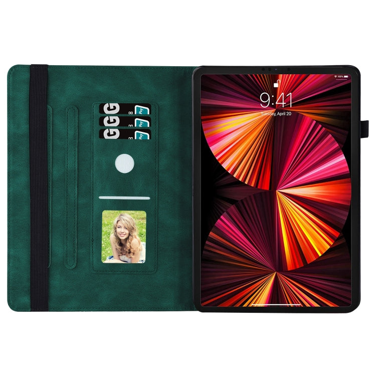 Custodia in pelle con farfalla goffrata per iPad 11