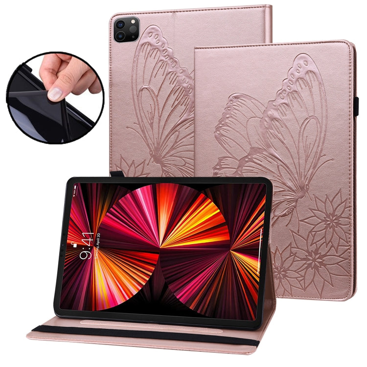 Custodia in pelle con farfalla goffrata per iPad 11