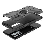 Armor Bear Custodia antiurto per PC + TPU con anello, For Motorola Moto G22, For Samsung Galaxy F23 / M23 5G, For Xiaomi Redmi 10C 4G, For Xiaomi Redmi Note 11E 5G