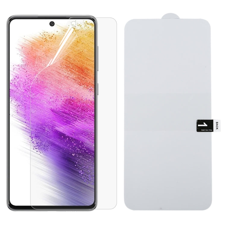 Full Screen Protector Pellicola idrogel antideflagrante, For Samsung Galaxy A13 / A23 5G (1 PC), For Samsung Galaxy A23 (1 PC), For Samsung Galaxy A73 (1 PC), For Xiaomi Redmi Note 11T Pro/11T Pro+ (1 PC)
