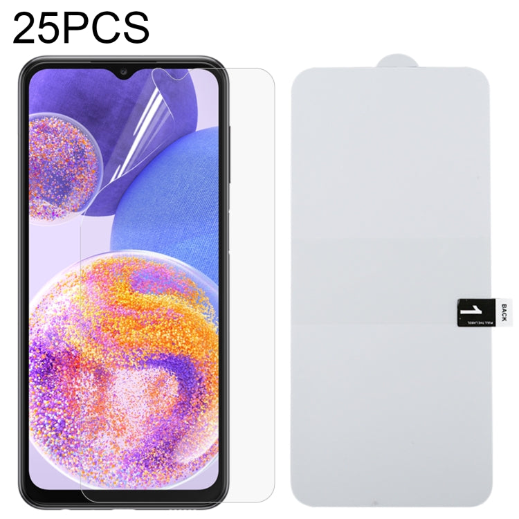 25 PCS Full Screen Protector Pellicola idrogel antideflagrante, For Samsung Galaxy A13 / A23 5G (25 PCS), For Samsung Galaxy A23 (25 PCS), For Samsung Galaxy A73 (25 PCS), For Xiaomi Redmi Note 11T Pro/11T Pro+ (25 PCS)
