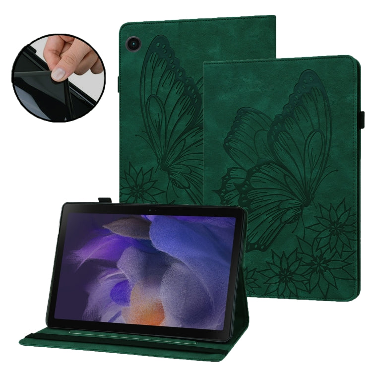 Custodia per tablet in pelle goffrata con farfalla grande, For Samsung Galaxy Tab A7 Lite T220/T225, For Samsung Galaxy Tab A8, For Samsung Galaxy Tab A 8.0 2019 T290/T295, For Samsung Galaxy Tab S6 Lite P610