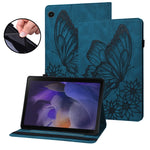 Custodia per tablet in pelle goffrata con farfalla grande, For Samsung Galaxy Tab A7 Lite T220/T225, For Samsung Galaxy Tab A8, For Samsung Galaxy Tab A 8.0 2019 T290/T295, For Samsung Galaxy Tab S6 Lite P610