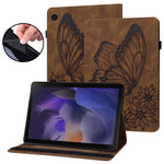 Custodia per tablet in pelle goffrata con farfalla grande, For Samsung Galaxy Tab A7 Lite T220/T225, For Samsung Galaxy Tab A8, For Samsung Galaxy Tab A 8.0 2019 T290/T295, For Samsung Galaxy Tab S6 Lite P610
