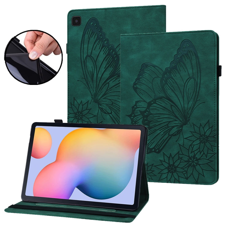 Custodia per tablet in pelle goffrata con farfalla grande, For Samsung Galaxy Tab A7 Lite T220/T225, For Samsung Galaxy Tab A8, For Samsung Galaxy Tab A 8.0 2019 T290/T295, For Samsung Galaxy Tab S6 Lite P610