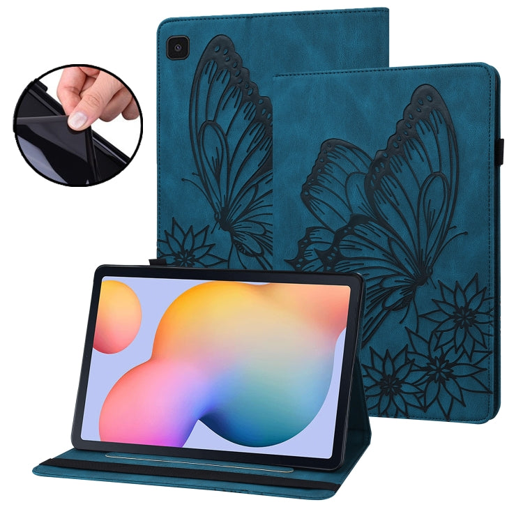 Custodia per tablet in pelle goffrata con farfalla grande, For Samsung Galaxy Tab A7 Lite T220/T225, For Samsung Galaxy Tab A8, For Samsung Galaxy Tab A 8.0 2019 T290/T295, For Samsung Galaxy Tab S6 Lite P610
