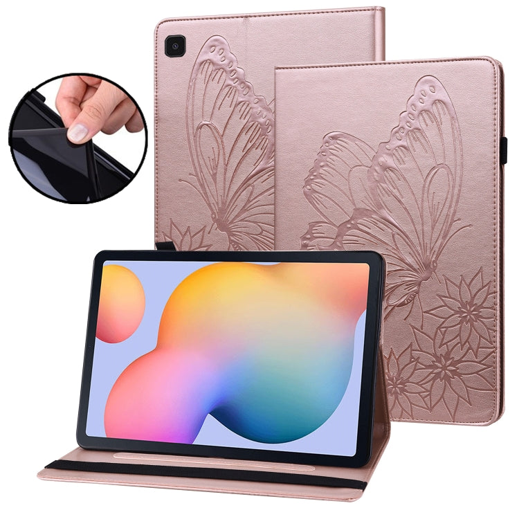 Custodia per tablet in pelle goffrata con farfalla grande, For Samsung Galaxy Tab A7 Lite T220/T225, For Samsung Galaxy Tab A8, For Samsung Galaxy Tab A 8.0 2019 T290/T295, For Samsung Galaxy Tab S6 Lite P610