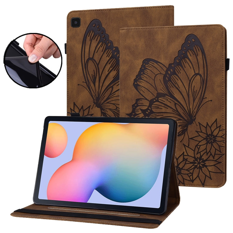 Custodia per tablet in pelle goffrata con farfalla grande, For Samsung Galaxy Tab A7 Lite T220/T225, For Samsung Galaxy Tab A8, For Samsung Galaxy Tab A 8.0 2019 T290/T295, For Samsung Galaxy Tab S6 Lite P610