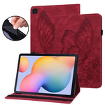 Custodia per tablet in pelle goffrata con farfalla grande, For Samsung Galaxy Tab A7 Lite T220/T225, For Samsung Galaxy Tab A8, For Samsung Galaxy Tab A 8.0 2019 T290/T295, For Samsung Galaxy Tab S6 Lite P610