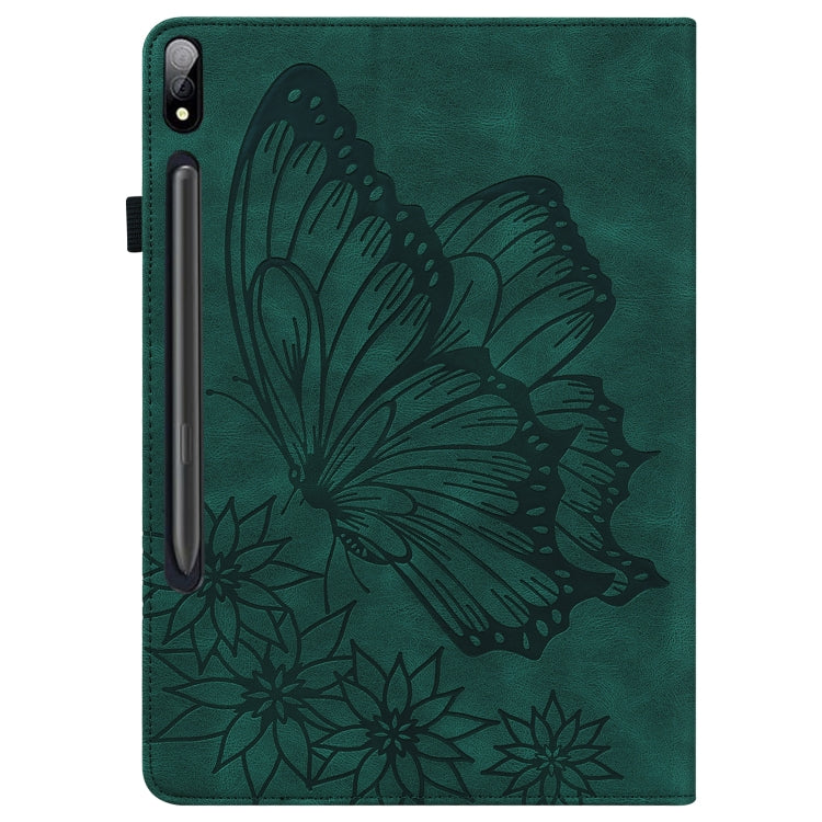 Custodia per tablet in pelle goffrata con farfalla grande, For Samsung Galaxy Tab S7 T870, For Samsung Galaxy Tab S8, For Samsung Galaxy Tab S5e T720/T725, For Samsung Galaxy Tab A 10.1 2016 T580/T585