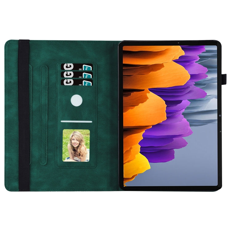 Custodia per tablet in pelle goffrata con farfalla grande, For Samsung Galaxy Tab S7 T870, For Samsung Galaxy Tab S8, For Samsung Galaxy Tab S5e T720/T725, For Samsung Galaxy Tab A 10.1 2016 T580/T585
