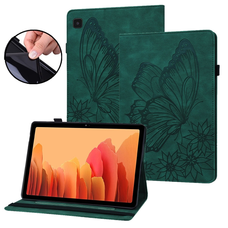 Custodia per tablet in pelle goffrata con farfalla grande, For Samsung Galaxy Tab S7 T870, For Samsung Galaxy Tab S8, For Samsung Galaxy Tab S5e T720/T725, For Samsung Galaxy Tab A 10.1 2016 T580/T585