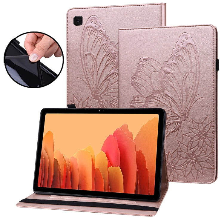 Custodia per tablet in pelle goffrata con farfalla grande, For Samsung Galaxy Tab S7 T870, For Samsung Galaxy Tab S8, For Samsung Galaxy Tab S5e T720/T725, For Samsung Galaxy Tab A 10.1 2016 T580/T585