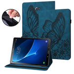 Custodia per tablet in pelle goffrata con farfalla grande, For Samsung Galaxy Tab S7 T870, For Samsung Galaxy Tab S8, For Samsung Galaxy Tab S5e T720/T725, For Samsung Galaxy Tab A 10.1 2016 T580/T585