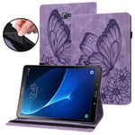 Custodia per tablet in pelle goffrata con farfalla grande, For Samsung Galaxy Tab S7 T870, For Samsung Galaxy Tab S8, For Samsung Galaxy Tab S5e T720/T725, For Samsung Galaxy Tab A 10.1 2016 T580/T585