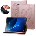 Custodia per tablet in pelle goffrata con farfalla grande, For Samsung Galaxy Tab S7 T870, For Samsung Galaxy Tab S8, For Samsung Galaxy Tab S5e T720/T725, For Samsung Galaxy Tab A 10.1 2016 T580/T585