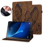 Custodia per tablet in pelle goffrata con farfalla grande, For Samsung Galaxy Tab S7 T870, For Samsung Galaxy Tab S8, For Samsung Galaxy Tab S5e T720/T725, For Samsung Galaxy Tab A 10.1 2016 T580/T585
