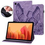 Custodia per tablet in pelle goffrata con farfalla grande, For Samsung Galaxy Tab A7 T500, For Samsung Galaxy Tab S2 9.7 T810/T815