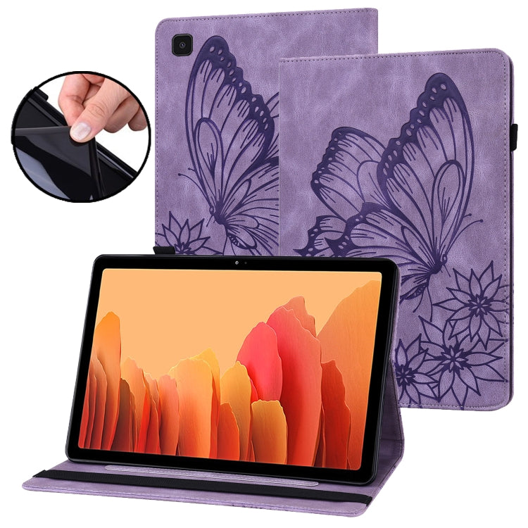 Custodia per tablet in pelle goffrata con farfalla grande, For Samsung Galaxy Tab A7 T500, For Samsung Galaxy Tab S2 9.7 T810/T815