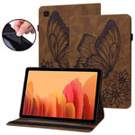 Custodia per tablet in pelle goffrata con farfalla grande, For Samsung Galaxy Tab A7 T500, For Samsung Galaxy Tab S2 9.7 T810/T815
