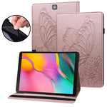Custodia per tablet in pelle goffrata con farfalla grande, For Samsung Galaxy Tab A7 T500, For Samsung Galaxy Tab S2 9.7 T810/T815