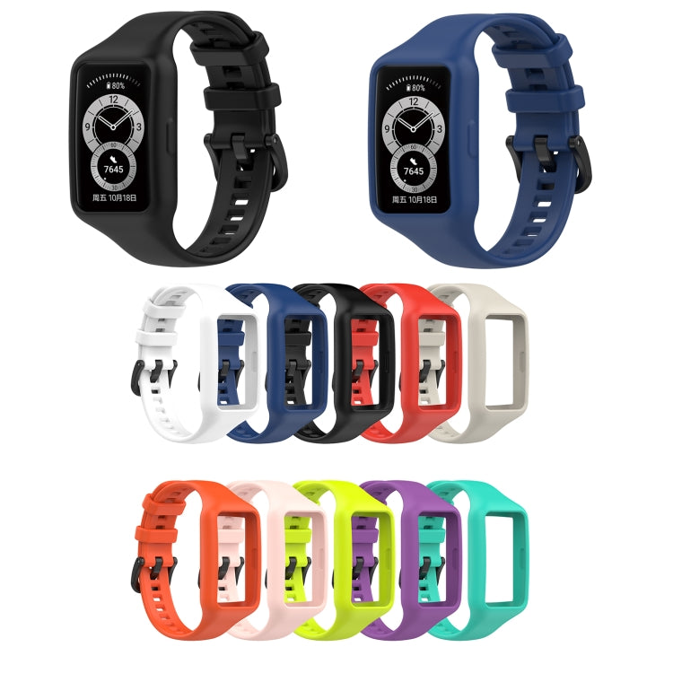 Cinturino in silicone integrato, For Huawei Band 7