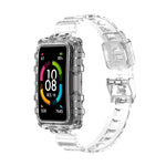 Cinturino in silicone trasparente integrato, For Huawei Band 7