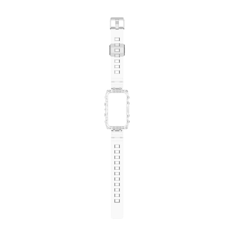 Cinturino in silicone trasparente integrato, For Huawei Band 7