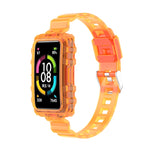 Cinturino in silicone trasparente integrato, For Huawei Band 7