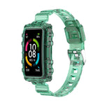 Cinturino in silicone trasparente integrato, For Huawei Band 7