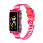 Cinturino in silicone trasparente integrato, For Huawei Band 7