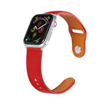 Cinturino in pelle con fibbia per Apple Watch