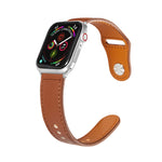 Cinturino in pelle con fibbia per Apple Watch