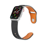 Cinturino in pelle con fibbia per Apple Watch
