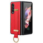 Custodia antiurto in pelle per Samsung Galaxy Z Fold3 5G