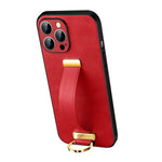 Custodia antiurto in pelle PU con anello metallo