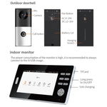 Campanello video wireless 2.4G 720P con visione notturna