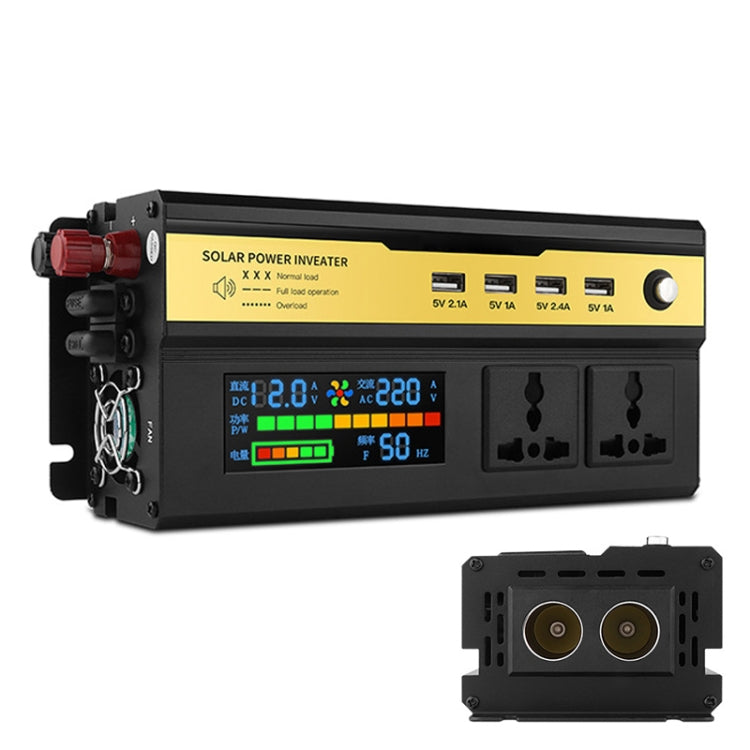 8896 Inverter per display digitale multifunzionale intelligente per auto da 1200 W, 12V, 24V, 48V