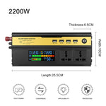 8896 Inverter per display digitale multifunzionale intelligente per auto da 2200 W, 12V, 24V, 48V